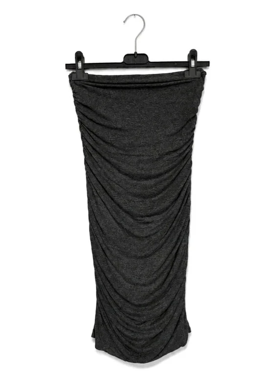 Vestido justo drapeado cinza B.P.C – Tamanho XS – photo 3